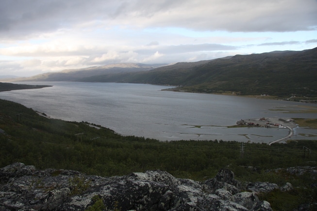 Utsikt over Repparfjord i Telemark