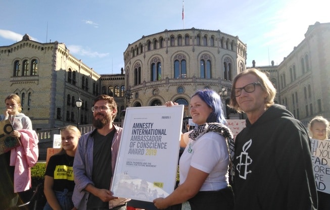 Amnesty International foran Stortinget
