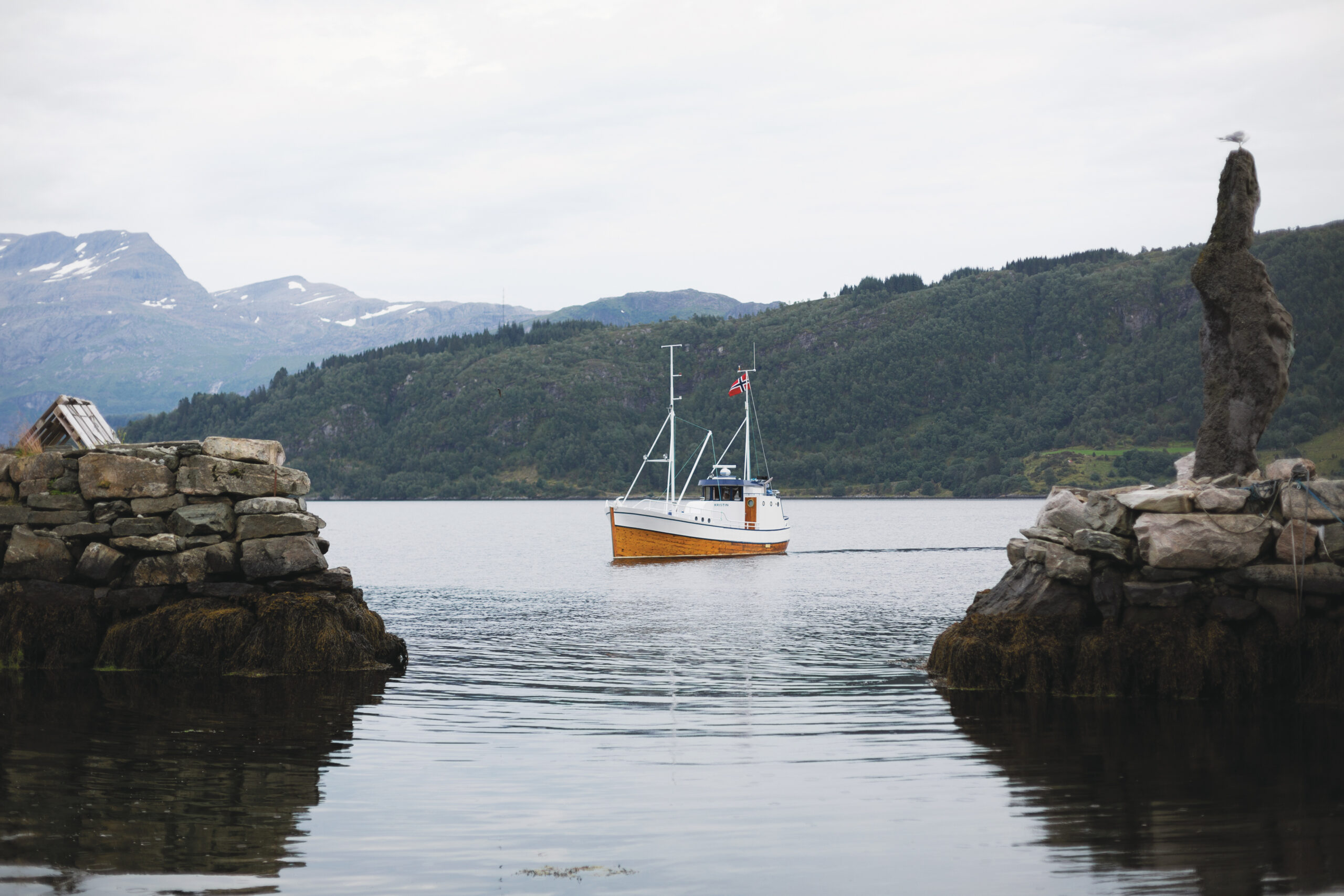 fiskebåt i Førdefjorden