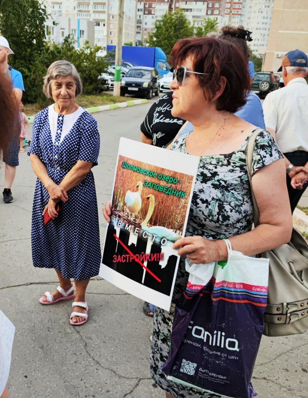 Gathering of Sholmovsky Lake defenders.