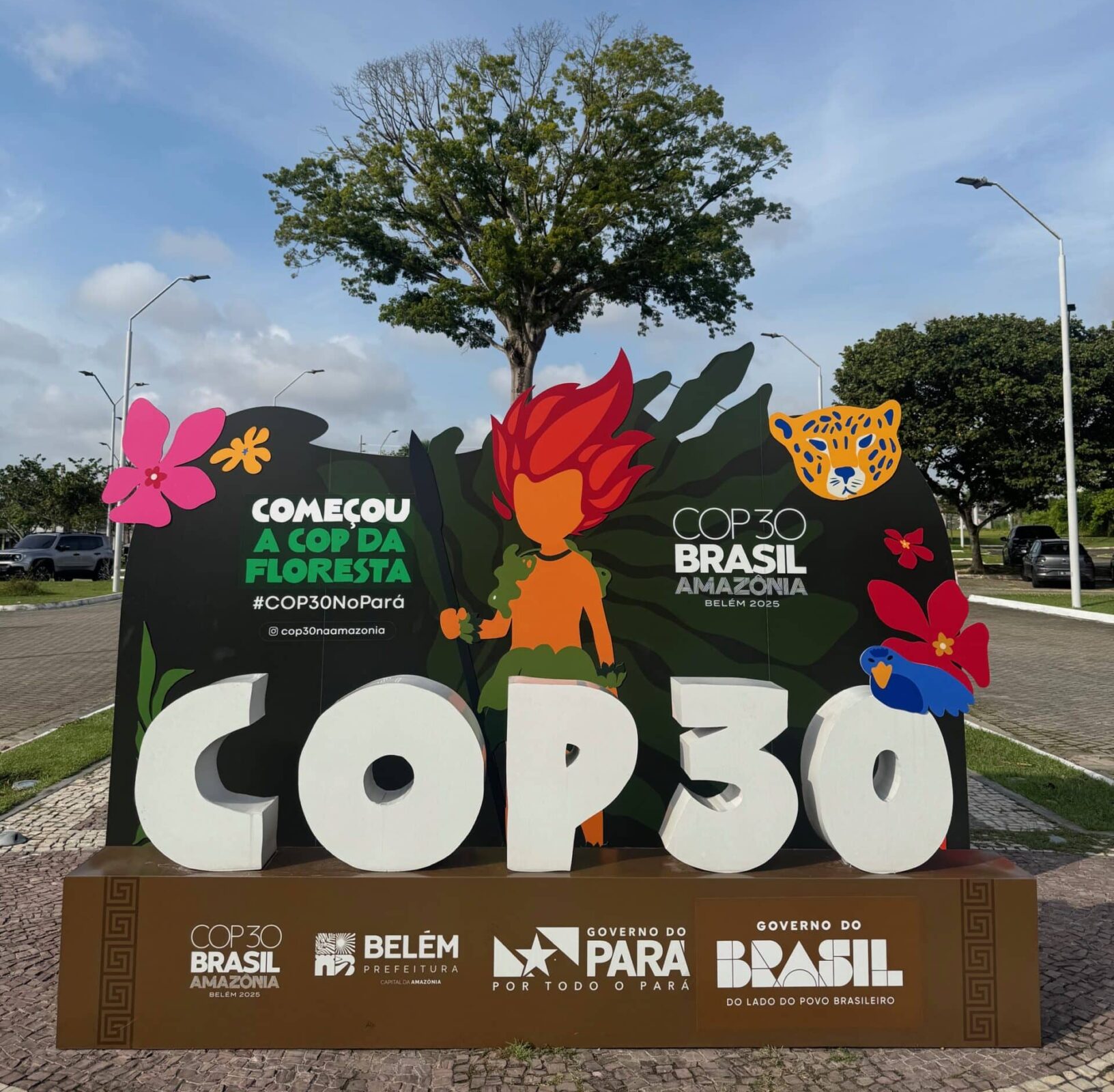 COP30 Belem logo og tre