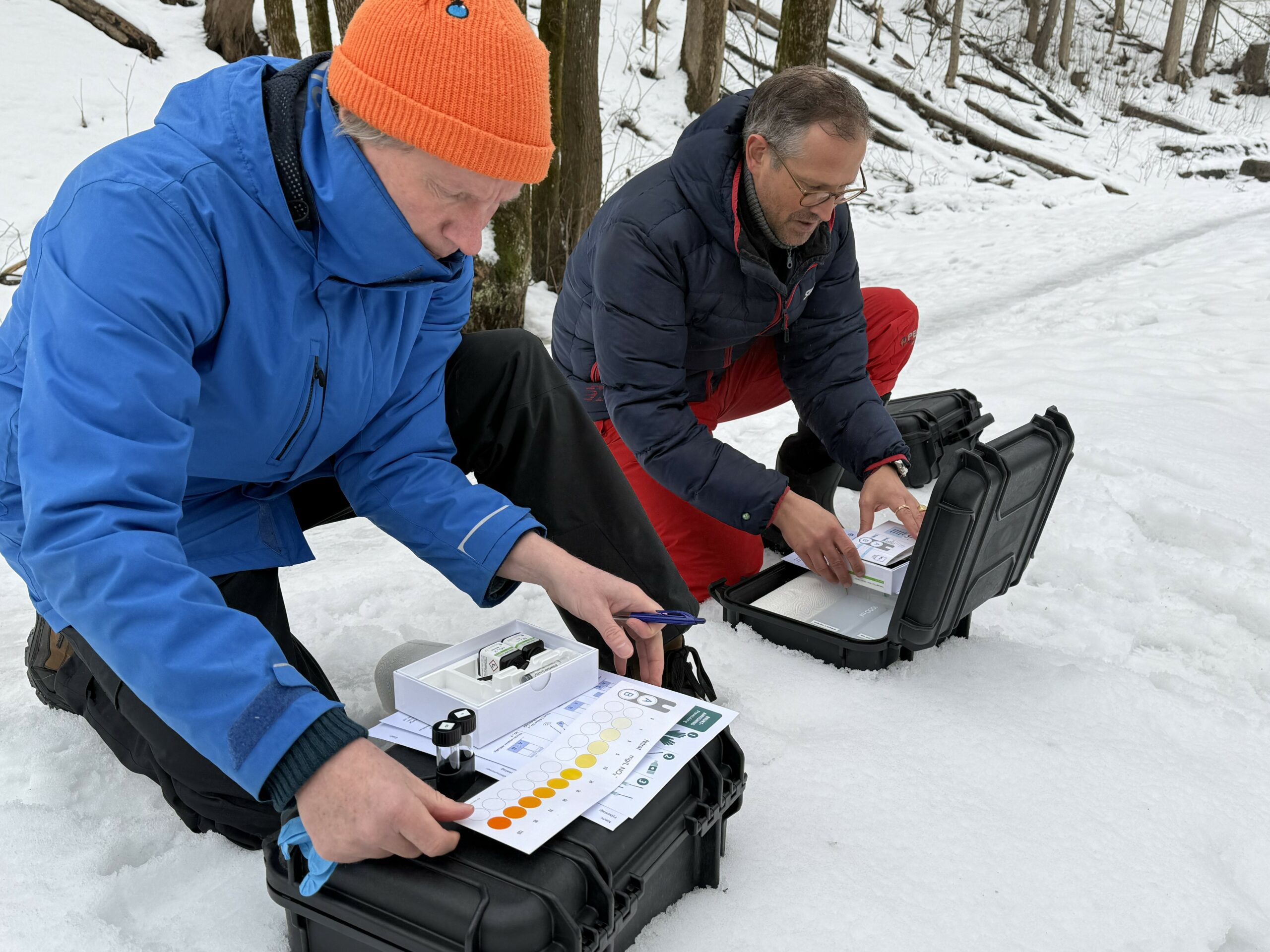 Prøvetaking og analysering av vannprøver fra Lierelva for måle nitrogenforurensning.