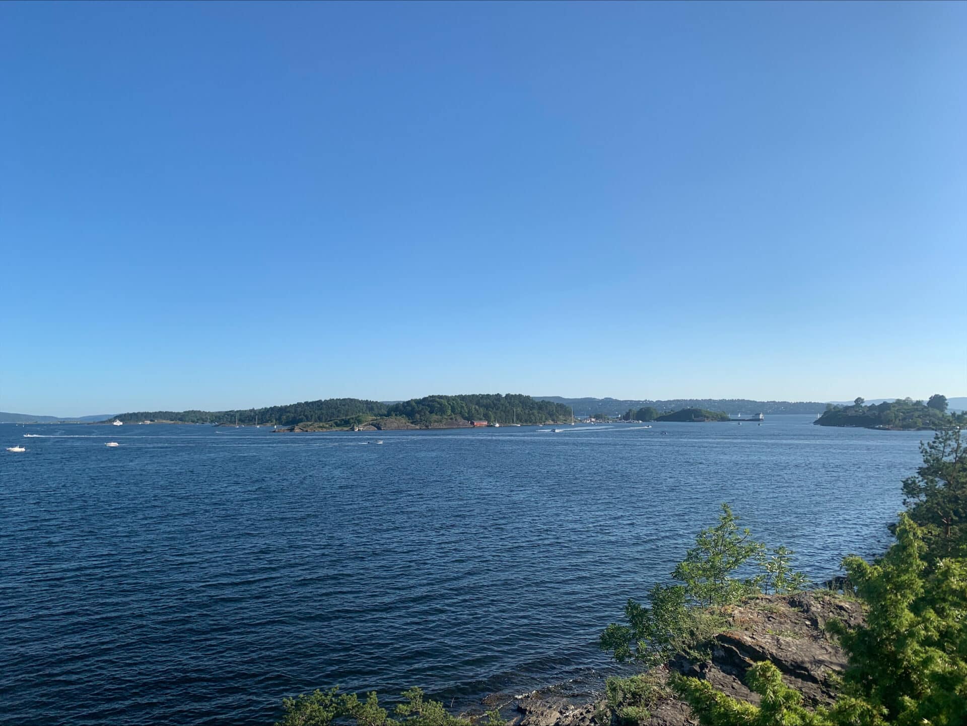 Oslofjorden fra Hovedøya