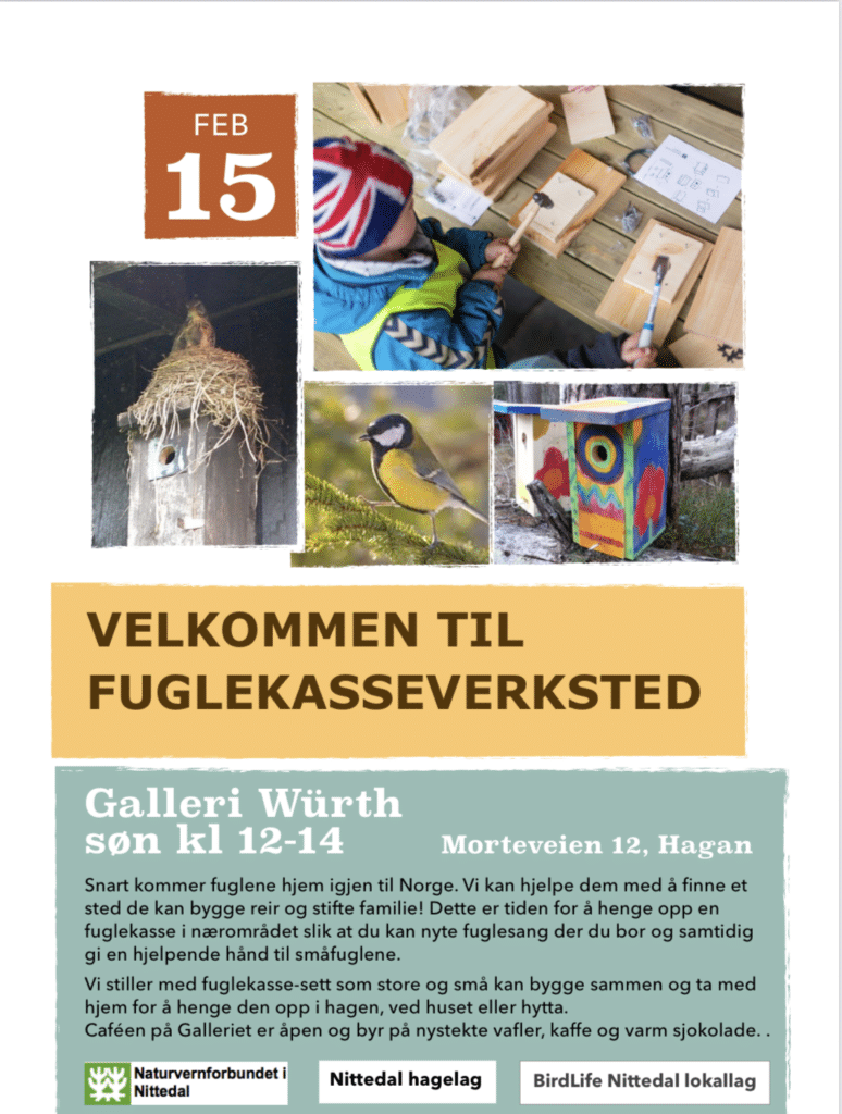 plakat fuglekasseverksted