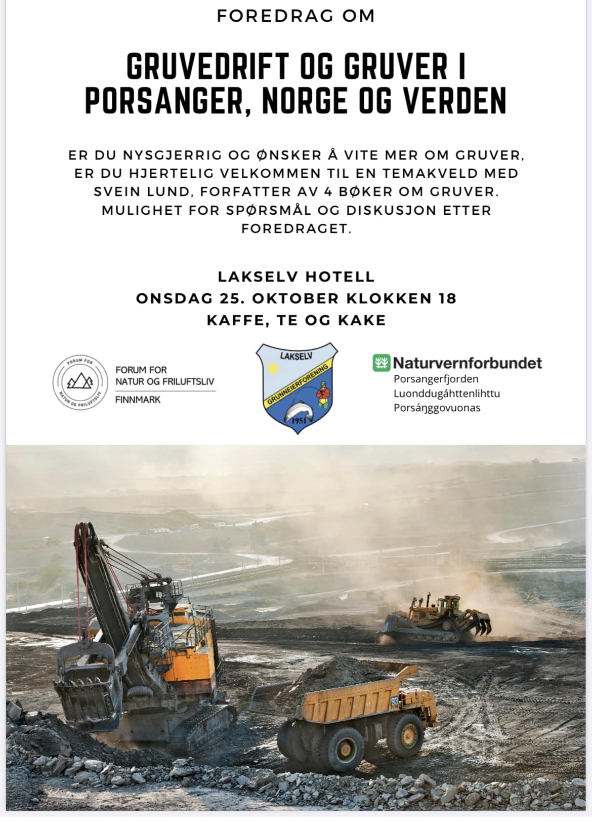 En Kunnskapskveld Om Gruvedrift Finnmark