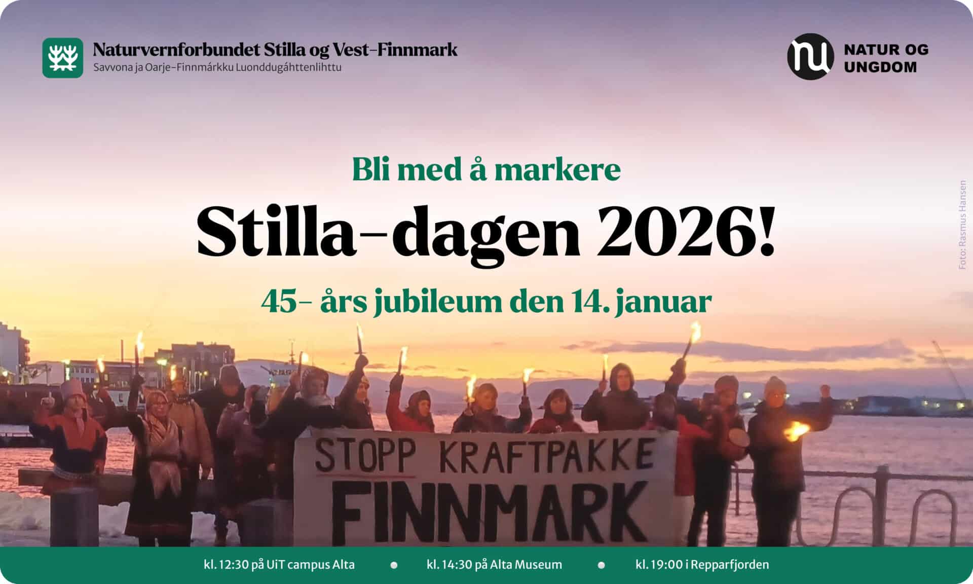 Finmarkas Bli med å markereStilla-dagen 2026! - Finnmark