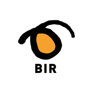 BIR logo i hvit runding