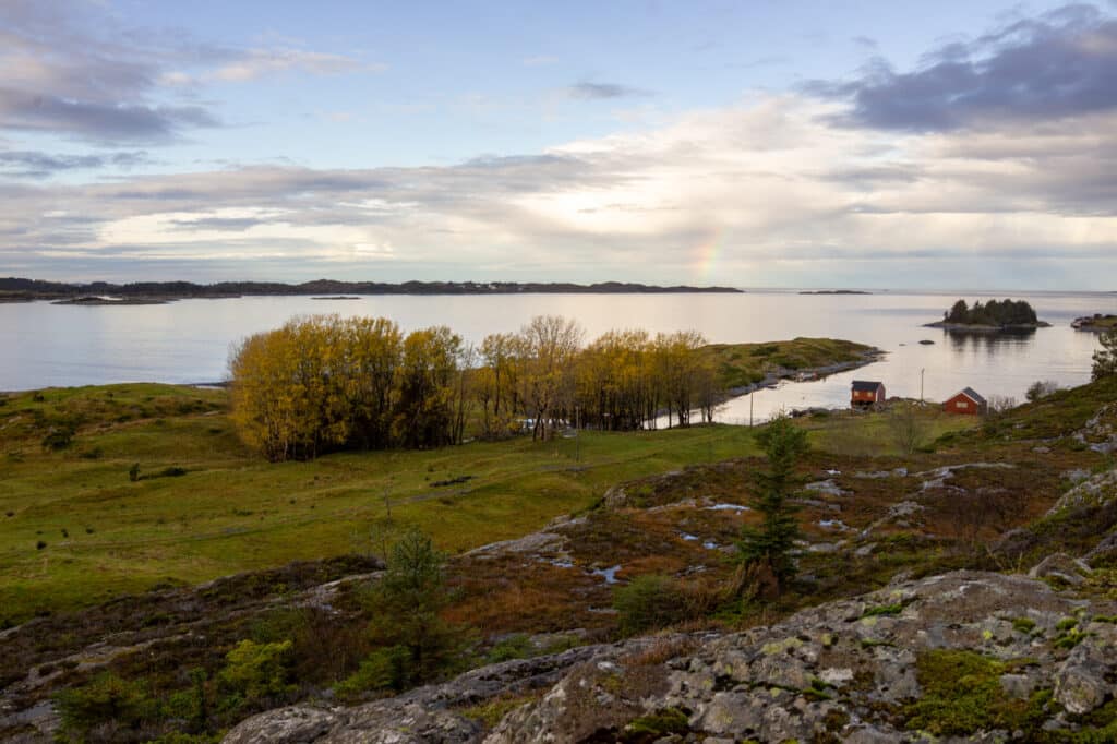 Det vakre landskapet på Børilden. Åpnere nå etter flere dugnader.