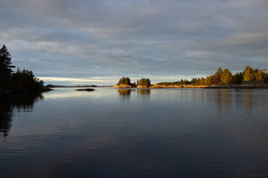 Kystlandskapet på vei til Børilden