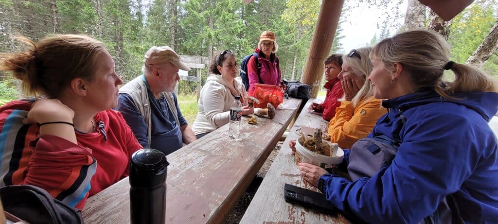 Trivelig på soppkurs