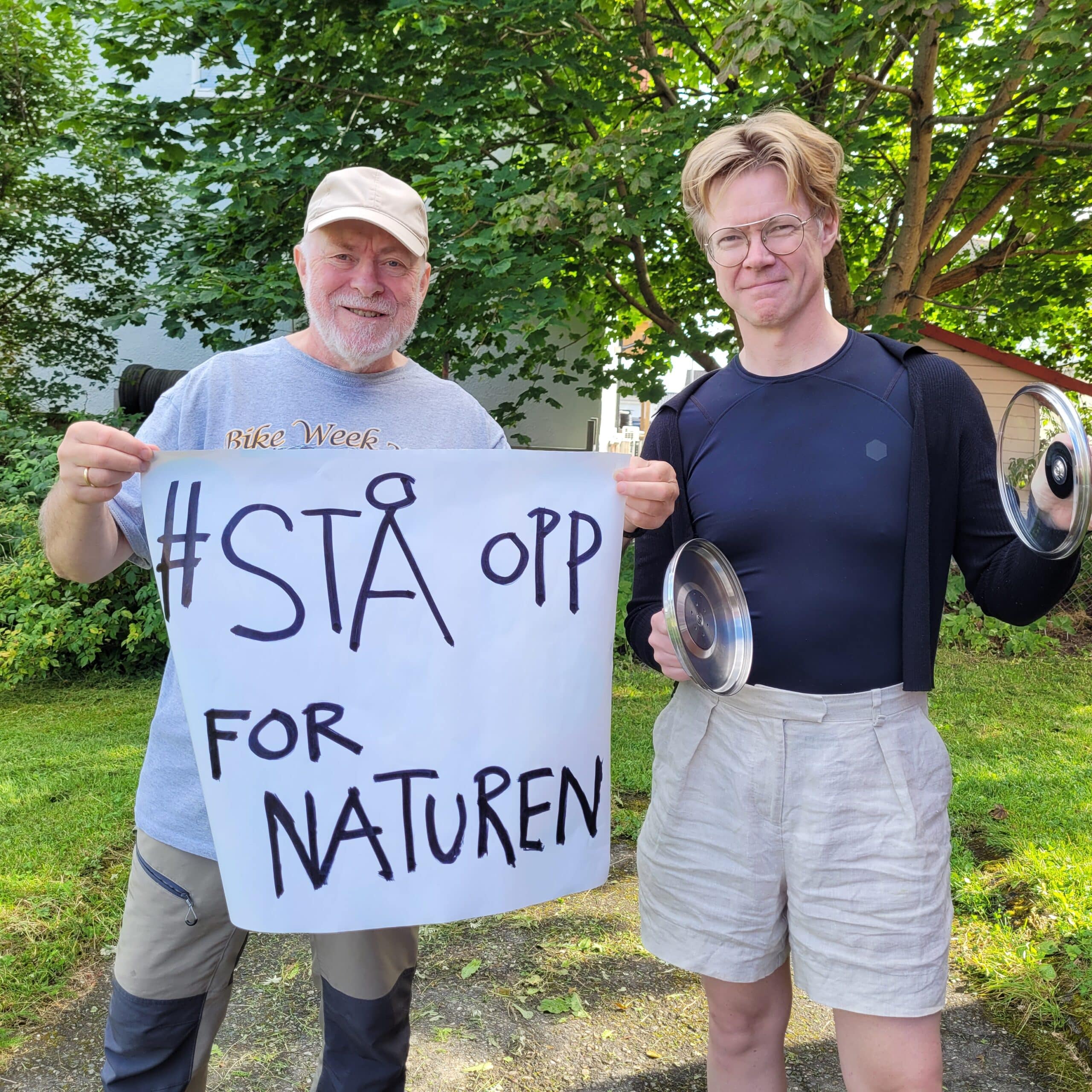Jon Kristian og Magnus står opp for naturen