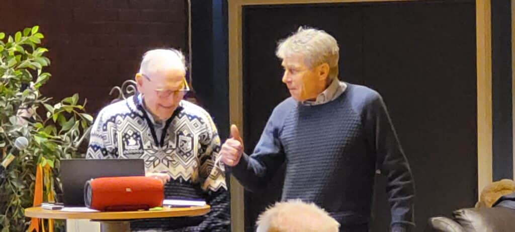 Arne Moksnes og Kjell Lundemo