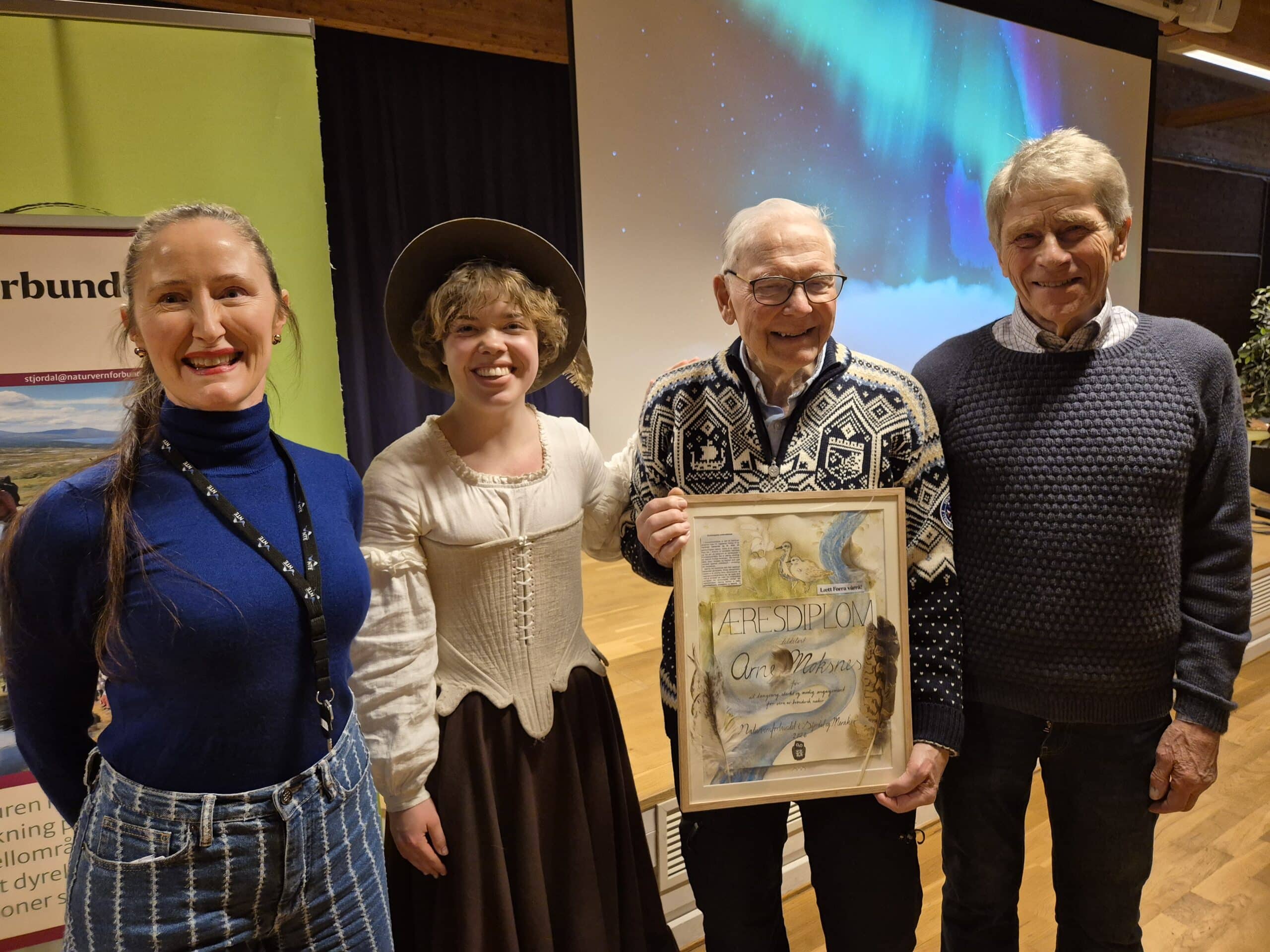 Æresdiplom til Arne Moksnes