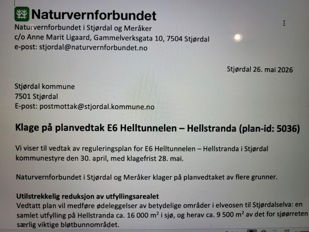 Klage på planvedtak