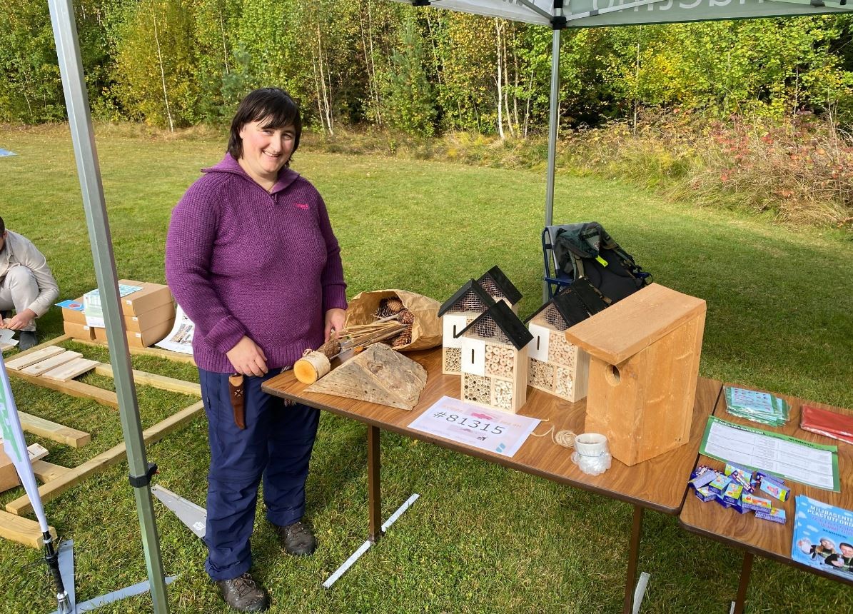 På stand for Naturvernforbundet i Halden